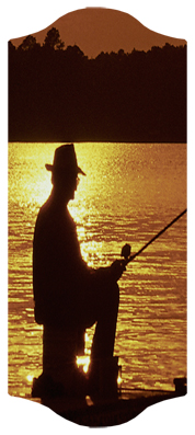 Gone Fishing (Dock) Bronze